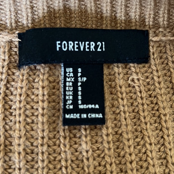 Forever21 Beige Knit Cardigan - Picture 2 of 2